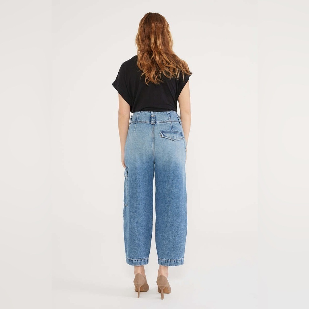 NEW! ETICA Juni Relaxed Barrel Cargo in North Shore 👖 SZ 28 NWT!! - Picture 3 of 10